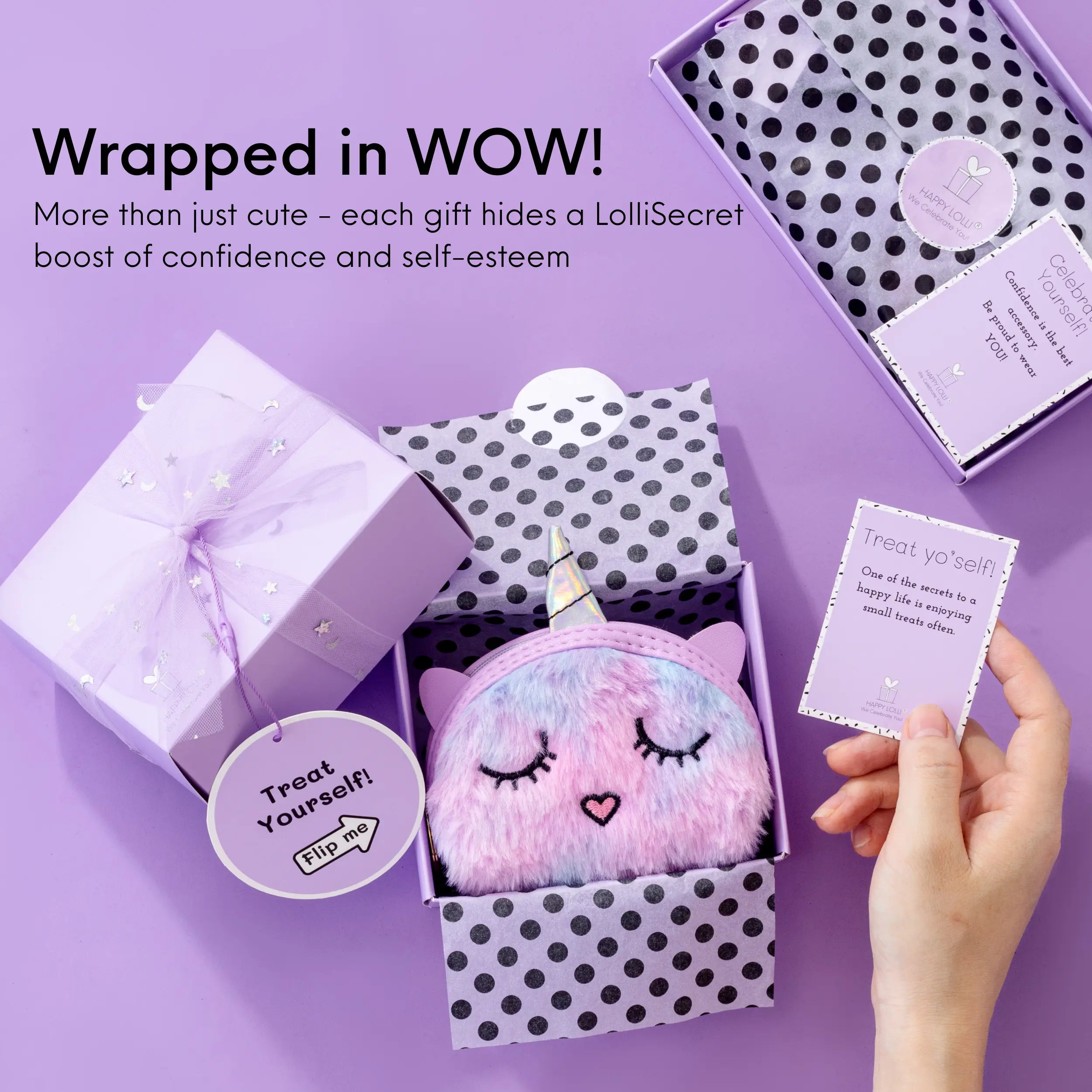 Purple LolliBox Gift Set for Girls 8-14 | Happy Lolli Purple LolliBox Gift Set for Girls 8-14 | Happy Lolli