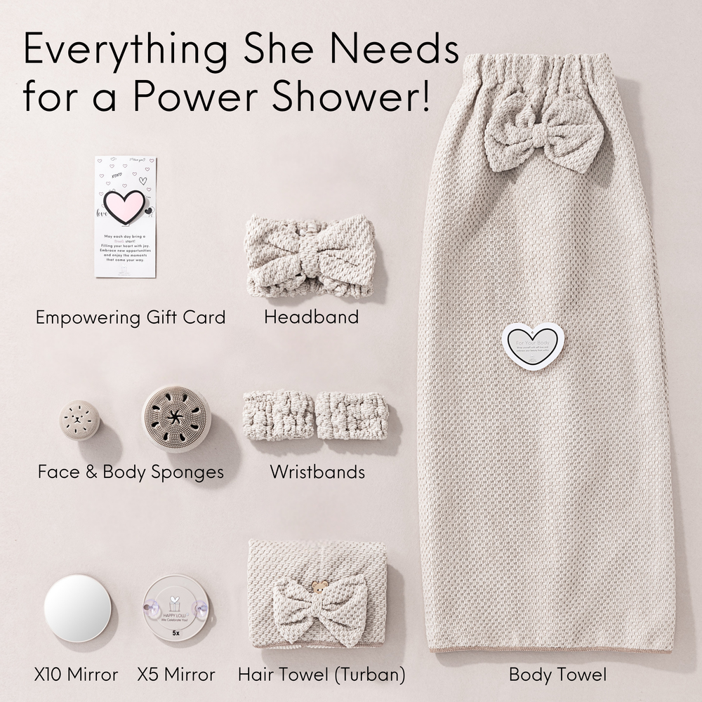 Fresh in Beige Self Care Set for Teen and College Girls | Happy Lolli
