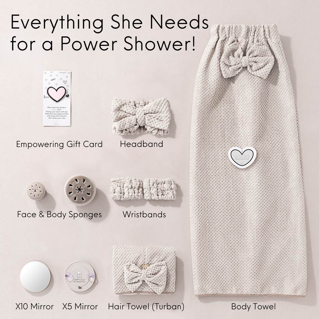 Fresh in Beige Self Care Set for Teen and College Girls | Happy Lolli