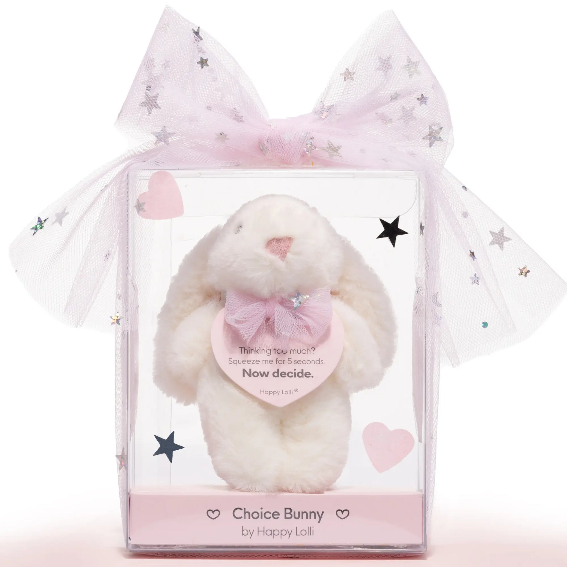 Choice Bunny Plush Gift Cute Empowerment Bunny Bunny Keychain Plush Toy Tweens &
