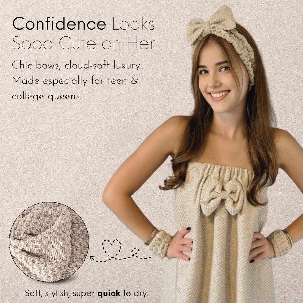 Fresh in Beige Self Care Set for Teen and College Girls | Happy Lolli