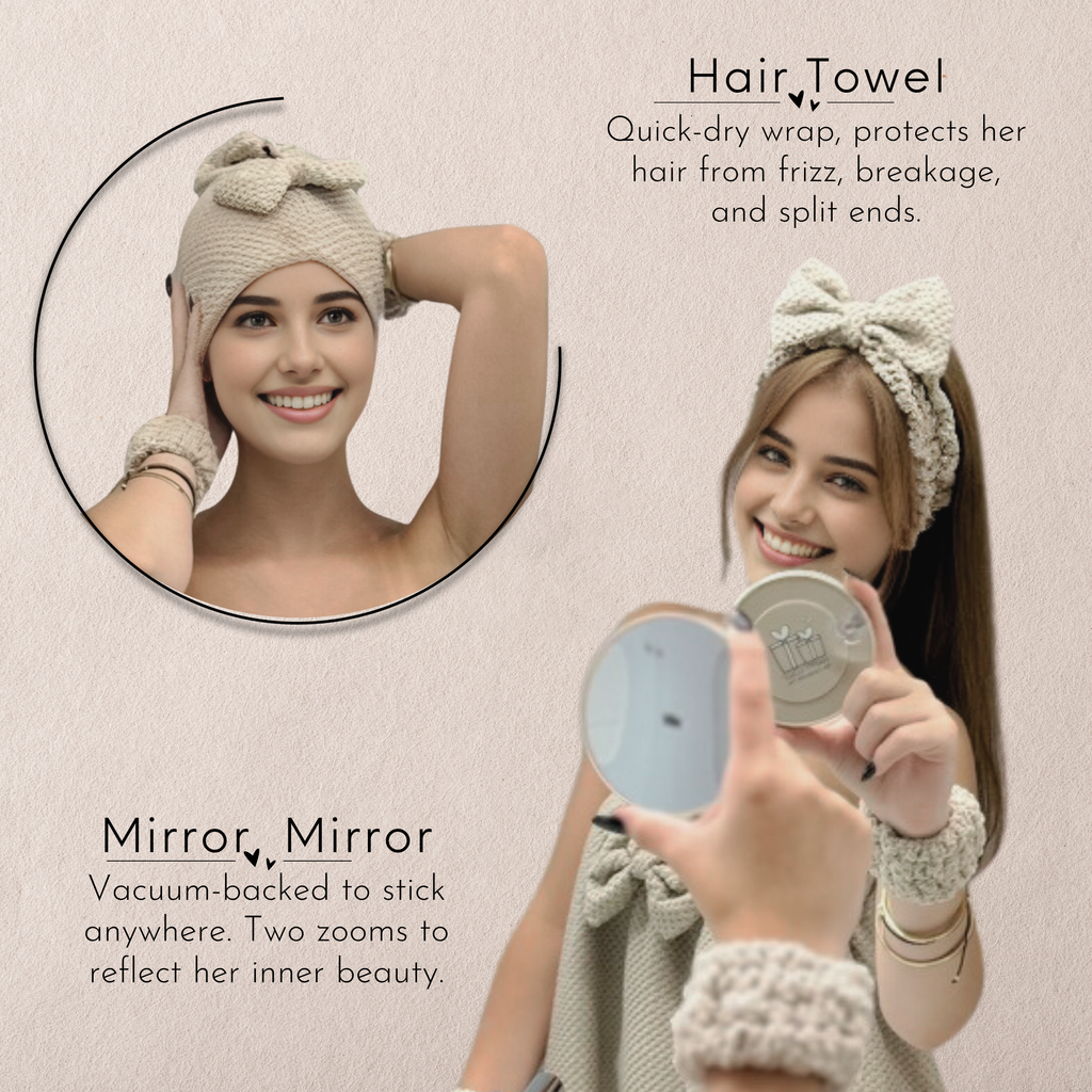 Fresh in Beige Self Care Set for Teen and College Girls | Happy Lolli
