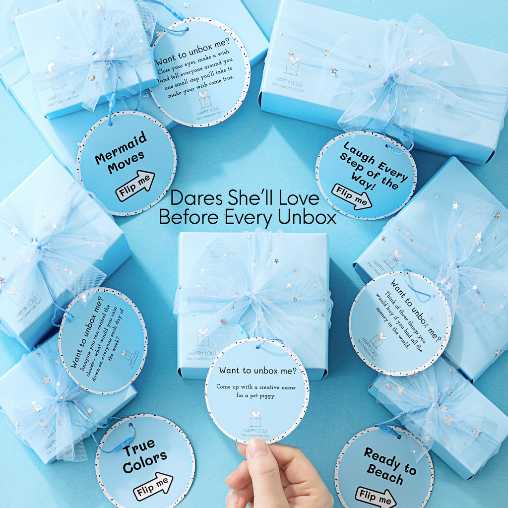 Blue LolliBox Gift Set for Girls 8-14 | Happy Lolli