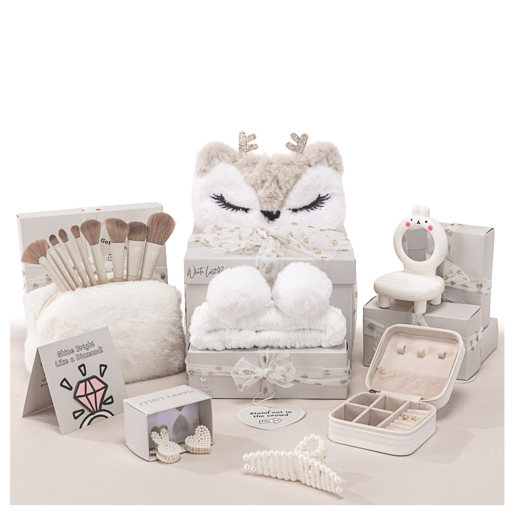 White LolliBox Gift Set for Girls Ages 10–18 | Happy Lolli