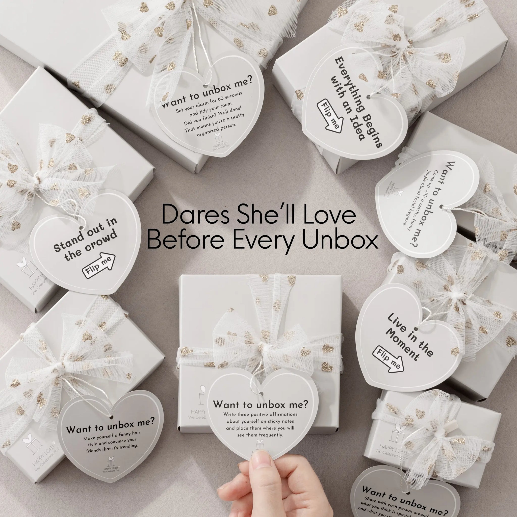 White LolliBox Gift Set for Girls Ages 10–18 | Happy Lolli