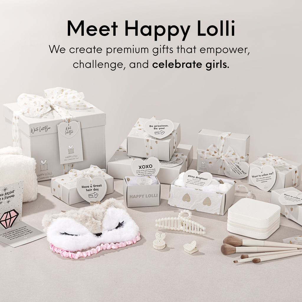 White LolliBox Gift Set for Girls Ages 10–18 | Happy Lolli