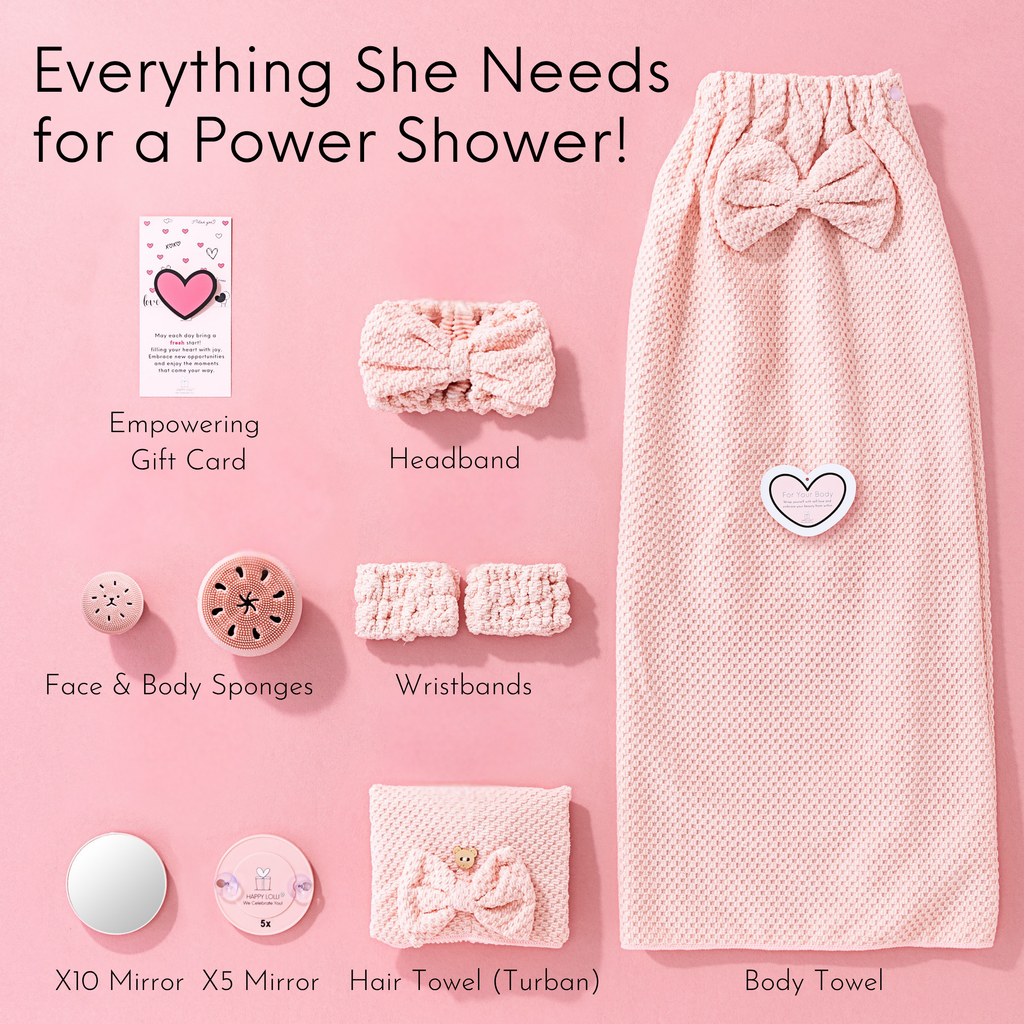 Fresh in Pink Self Care Set for Teen and College Girls | Happy Lolli