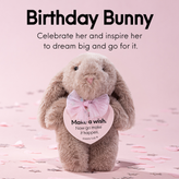 Lolli Bunny Plush Keychain for Girls | Happy Lolli