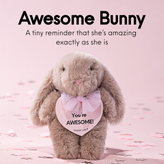 Lolli Bunny Plush Keychain for Girls | Happy Lolli