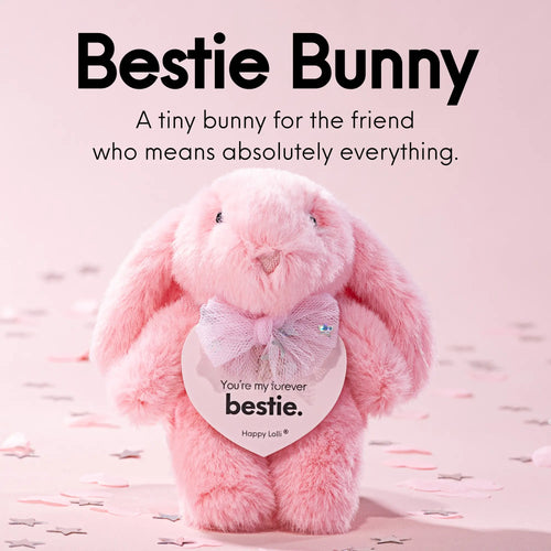Bunny Plush Keychain Gift for Tween & Teen Girls – Unplug | Happy