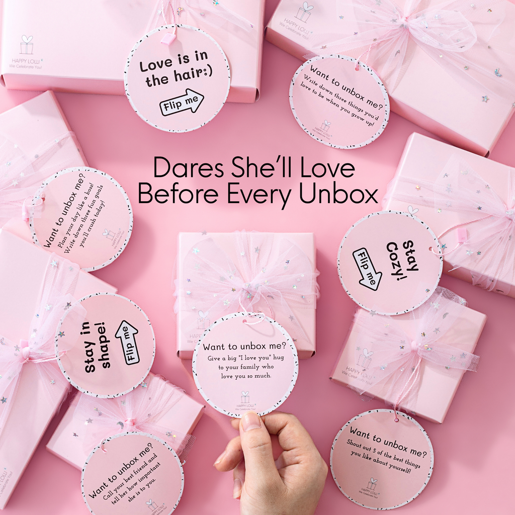 Pink LolliBox Gift Set for Girls Ages 8-14 | Happy Lolli