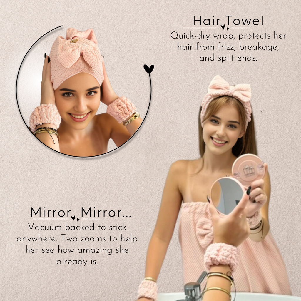 Fresh in Pink Self Care Set for Teen and College Girls | Happy Lolli