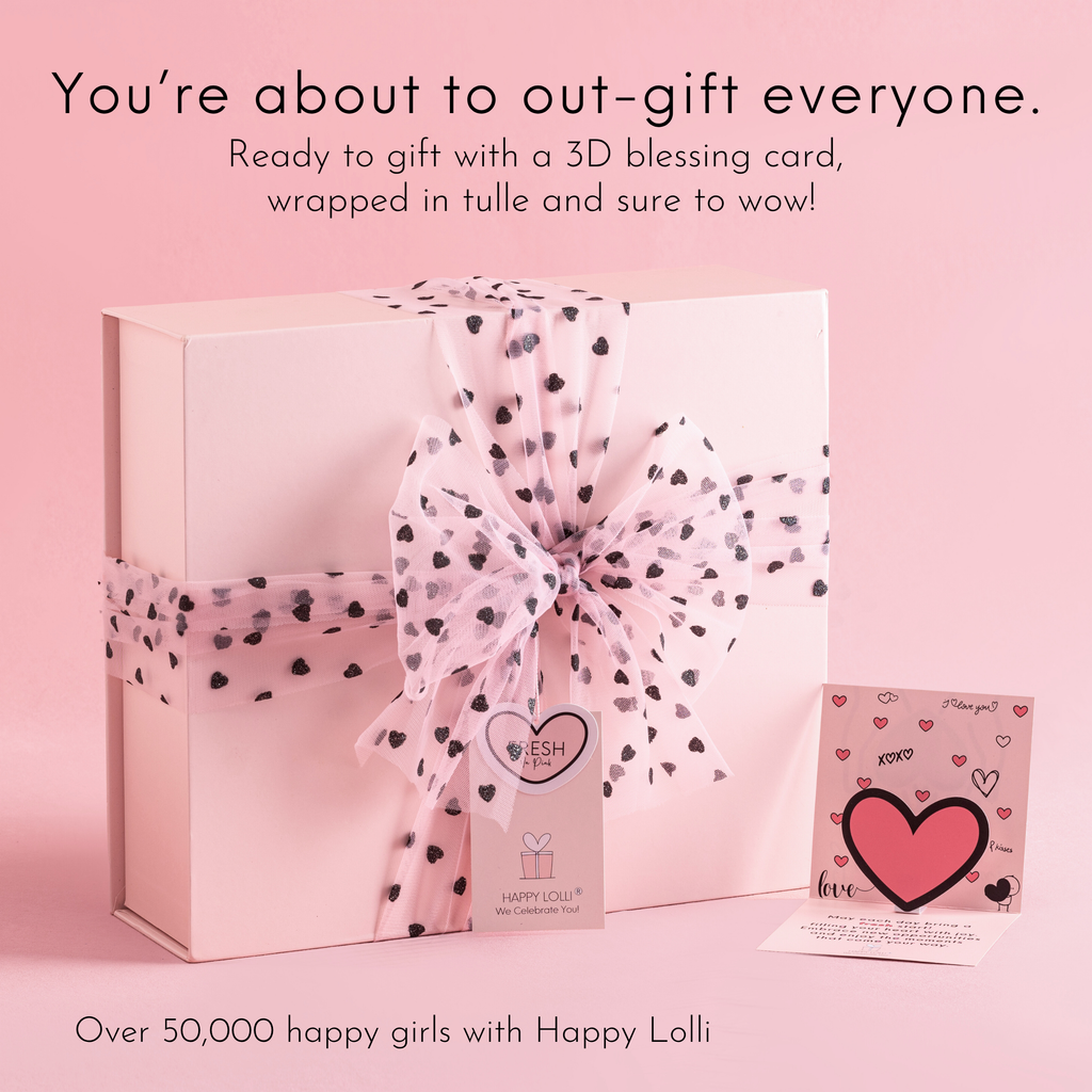 Fresh in Pink Self Care Set for Teen and College Girls | Happy Lolli