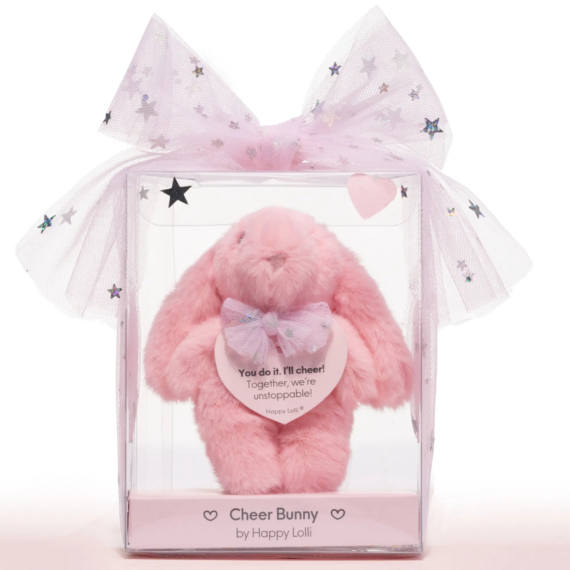 Cheer Bunny Plush Gift Cute Empowerment Bunny Bunny Keychain Plush Toy Tweens &